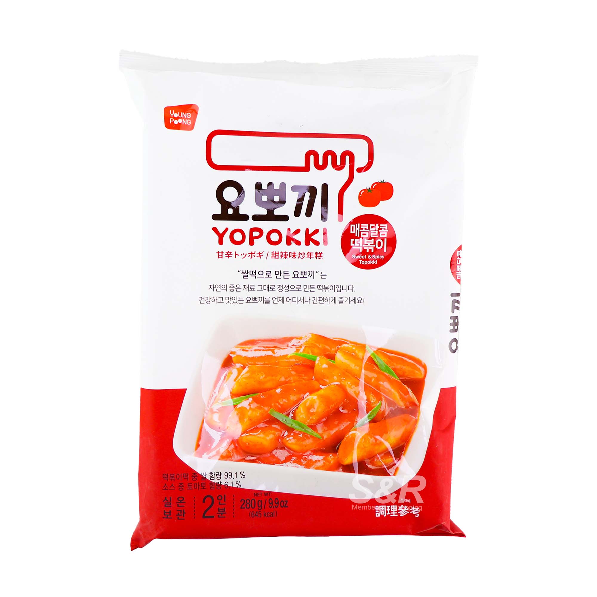 Yopokki Sweet & Spicy Topokki 280g